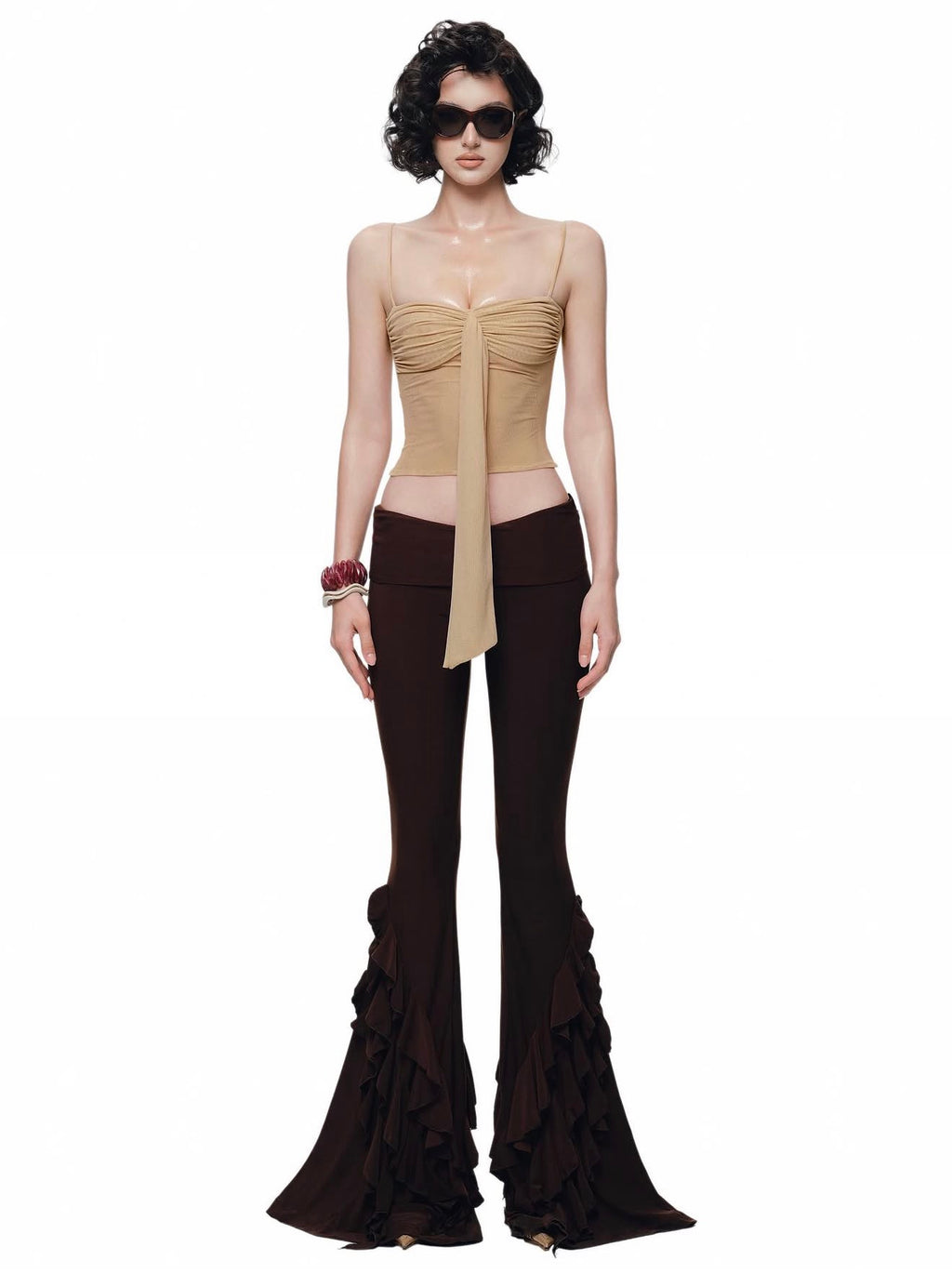 Doublebizz Rufi Ruffle Trousers