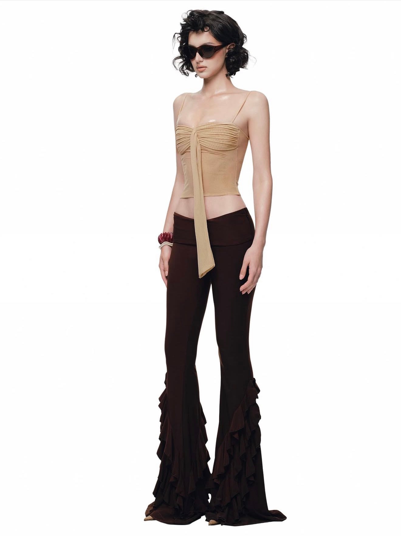 Doublebizz Rufi Ruffle Trousers