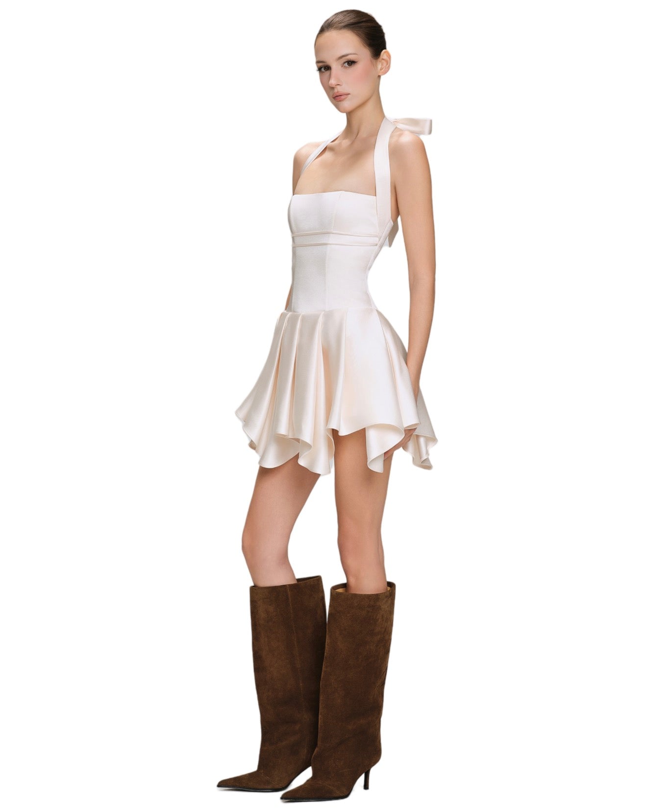 Lsoul Sculpted Satin Dress