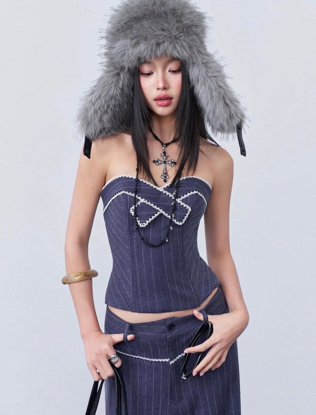 Baabeeboo Atelier Pinstripe Set