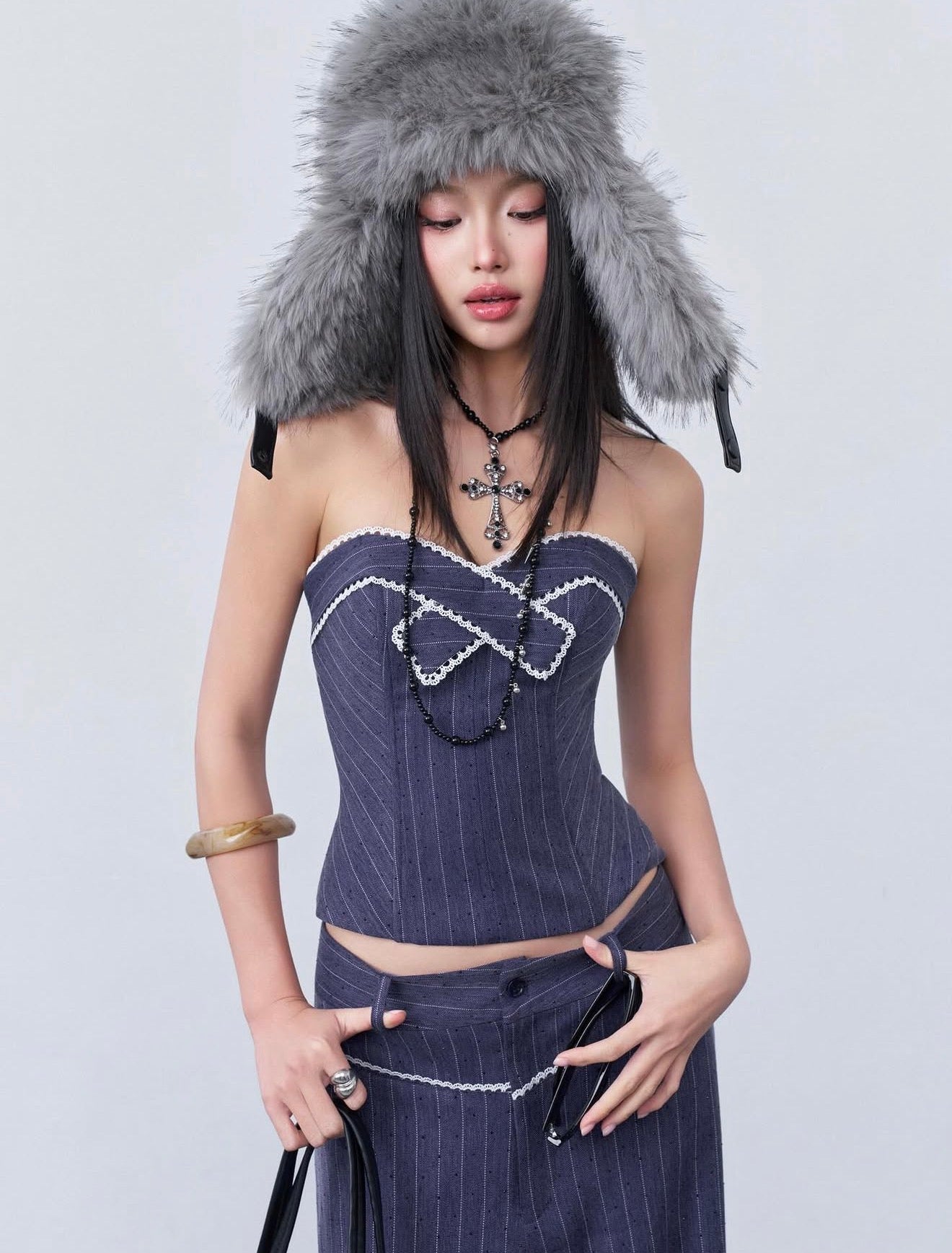 Baabeeboo Atelier Pinstripe Set